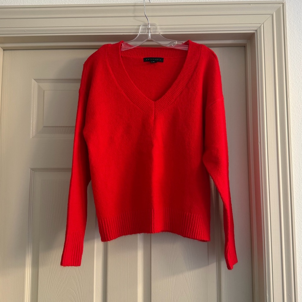 NWOT Sanctuary Red V-Neck Women’s Sweater